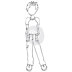 Prima Marketing Julie Nutting Mixed Media Cling Rubber Stamp - Aidan