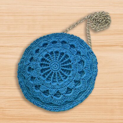 Crochet Round Bag Pattern (PDF + Video Tutorial)