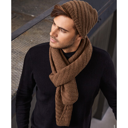 Lana Grossa 43 Men's Scarf in Cool Wool Big PDF