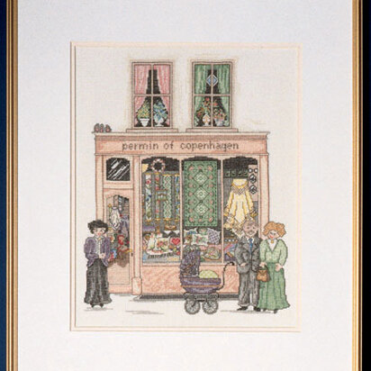 Permin Antique Shop Cross Stitch Kit - 49x58cm