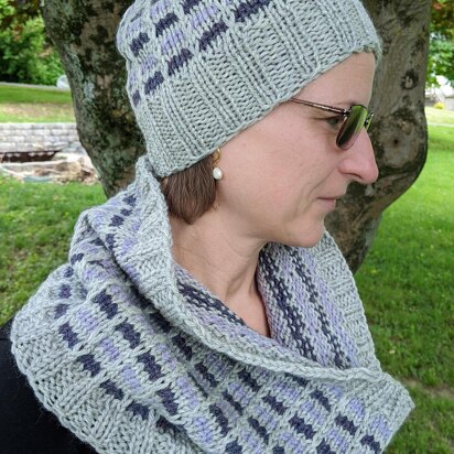 Calypso Hat and Cowl - knitting pattern