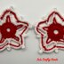 Picot Star Christmas Ornaments