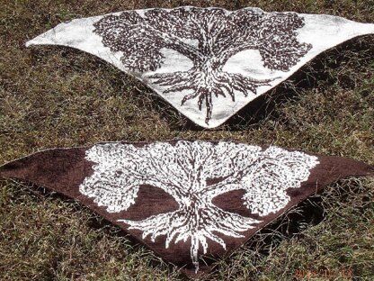 Yggdrasil Tree of Life Shawl