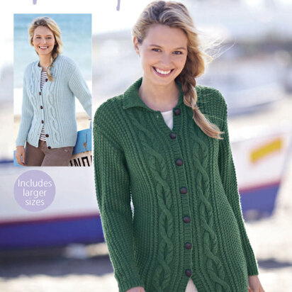 Cardigans in Hayfield Bonus Aran - 8097 - Downloadable PDF