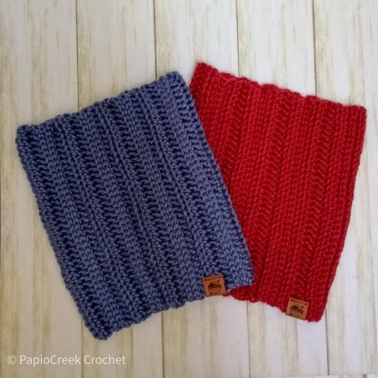 PapioCreek Rib Stitch Neck Warmer