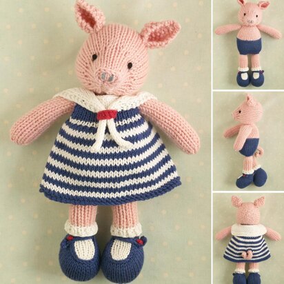 Girl pig - knitting pattern