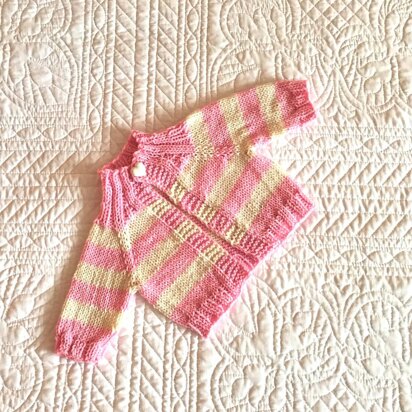 Striped Love Baby Sweater