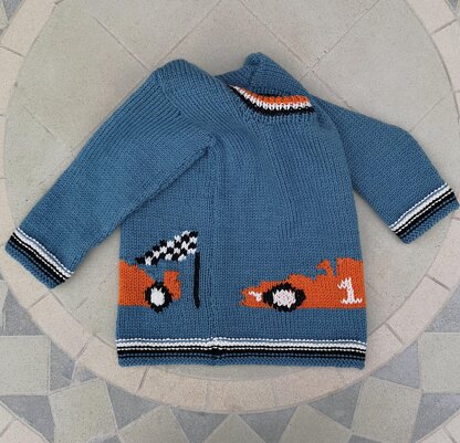 Racing Car Sweater
