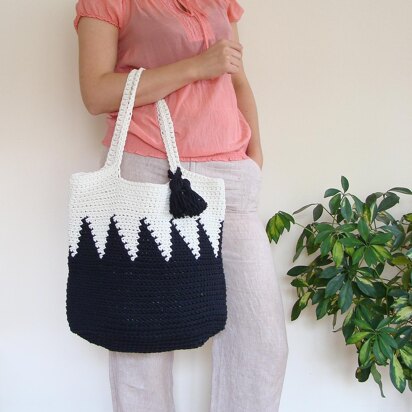 Large Geometric Tote