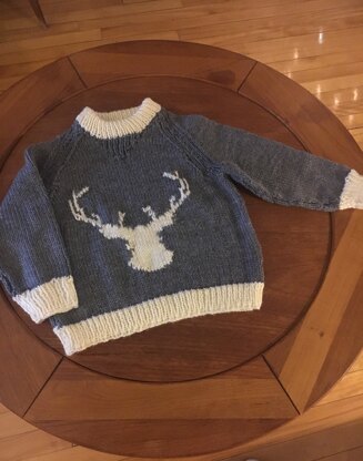 Father and Son Deer Sweaters