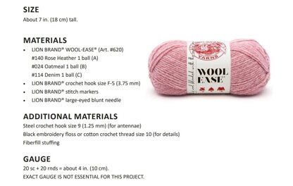 Lion Brand Wool-Ease Yarn -Grey Heather