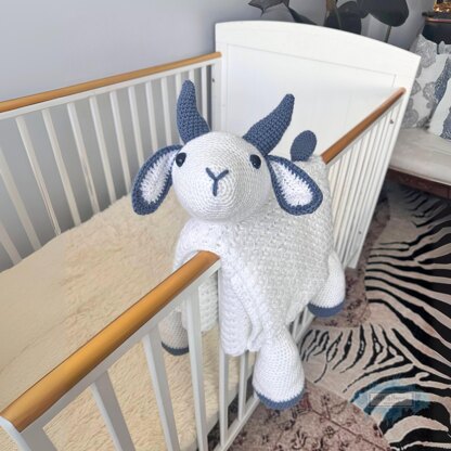 3in1 Farm Goat Baby Blanket