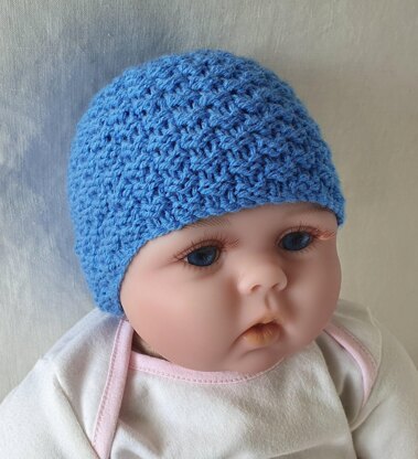 Cody - Prem baby moss stitch beanie