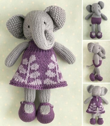 Girl Elephant in a Frondy Frock