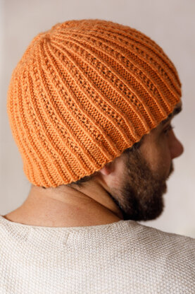 Men's wave pattern hat