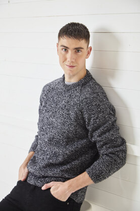 Mens and Childrens Sweaters P6137 in King Cole Pricewise Twirly DK - Leaflet