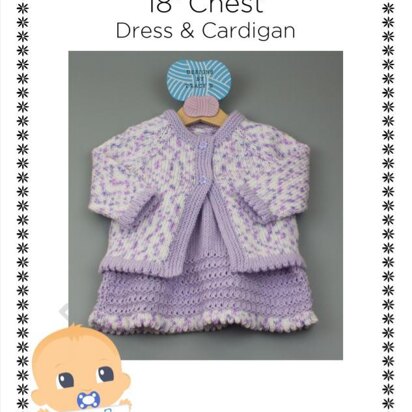 Baby Dress knitting pattern Emily