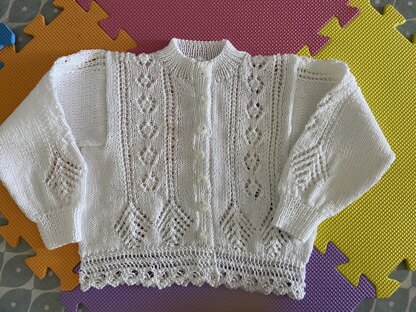 Girl's cotton cardigan