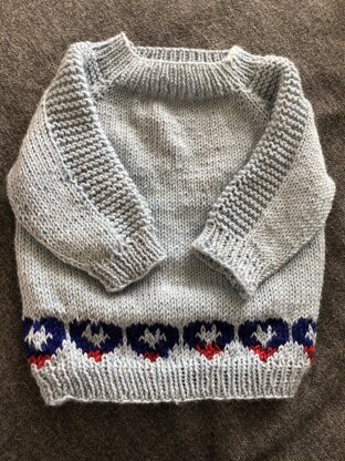 Flax Light Baby Sweater