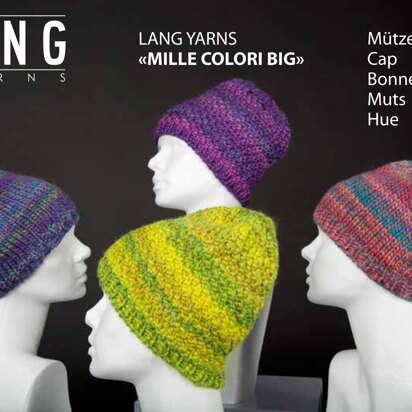 Cap in Lang Yarns Mille Colori Big