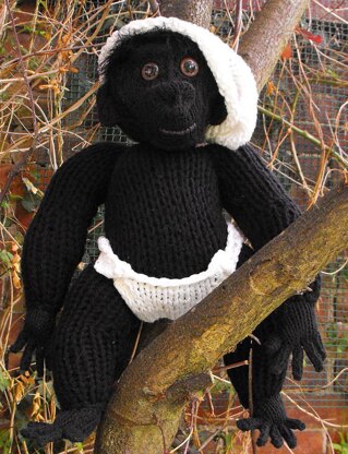 Cilla The Ugly Baby Gorilla Superfast knitting pattern