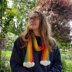 Rainbow Clouds Scarf