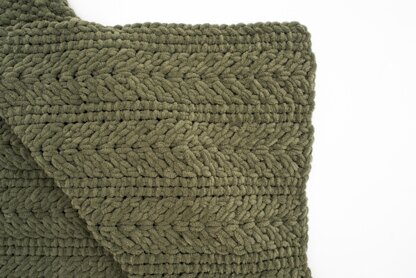 Spikelet Fine Blanket Pattern