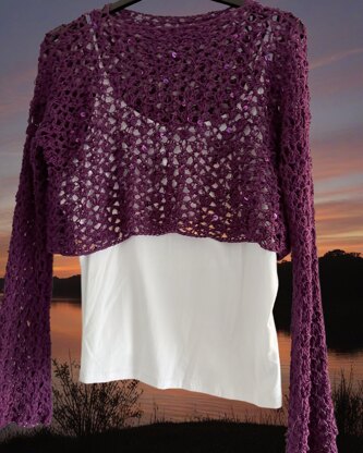 Sequin Crochet Top