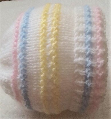 Spring Colours baby beanie hat
