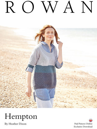 Hempton Top in Rowan Creative Linen - Downloadable PDF