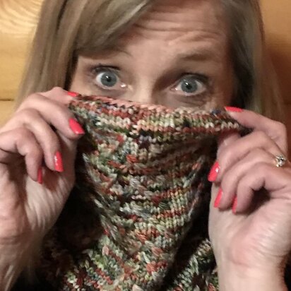 Balsam Branch Cowl - knitting pattern