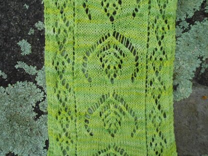 Shetland's Fairy Fern Scarf