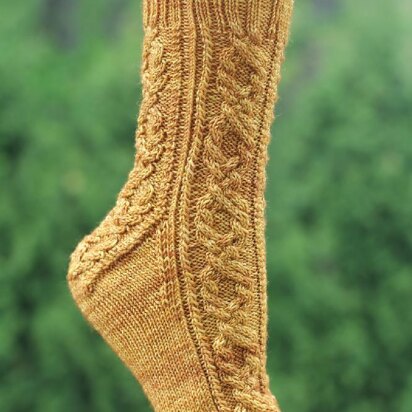 Lagertha Socks - knitting pattern