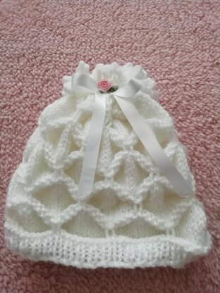 Smocked beanie