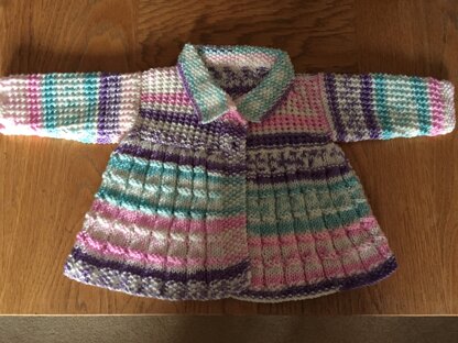 Unicorn coloured baby jacket