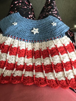 Paintbox DK Cotton 4th of July Dress