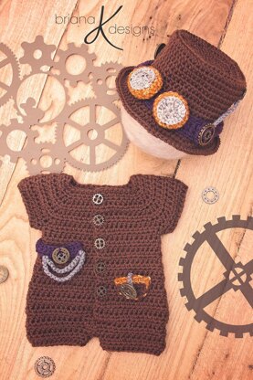 Steampunk Newborn Outfit