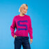 Women's Alphabet Sweater - Free Jumper Knitting Pattern for Women in Paintbox Yarns  Simply Aran 