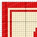 Initial Letter A Pillow Mini C2C Crochet Pattern Bordered Cushion ABC Name Bolster