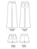 Tilly And The Buttons Jessa Trousers and Shorts Sewing Pattern 1025 - Paper Pattern, Size UK 6-20 / EUR 34-48