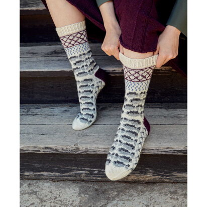 Vendance of Puruvesi Socks in Novita Nalle - NFFP005 - Downloadable PDF