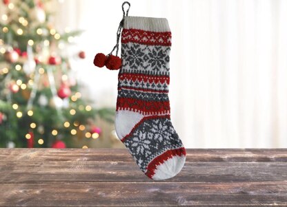 Snowflake Christmas Stocking