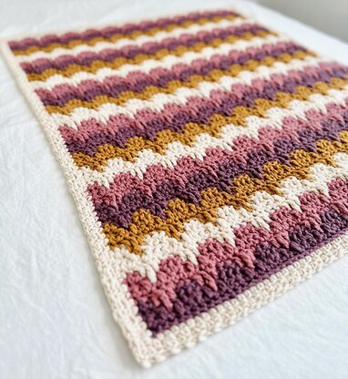 Sunset Waves Blanket