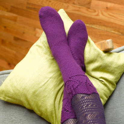 Sweet Home Socks in Lion Brand Wool-Ease - 90538AD