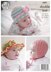 Crocheted Baby Hats in King Cole DK - 4491 - Downloadable PDF