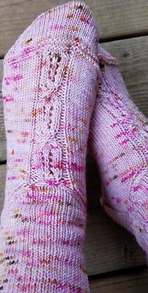 Pomegranate Wine Socks