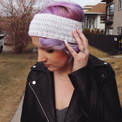 Simple Striped Headband - knitting pattern