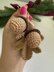 Rustic Farmhouse Crochet Oak Acorns festive charm