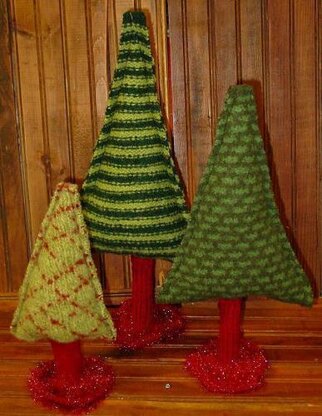 Christmas Trees - A Felted Forest