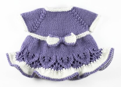 Molly knitted doll with teddy bear 19018
